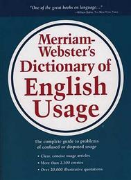 Merriam-Webster's Dictionary of English Usage