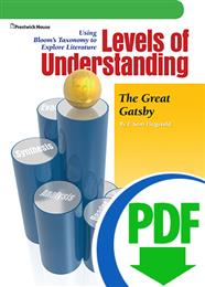 Great Gatsby, The - Downloadable Levels of Understanding