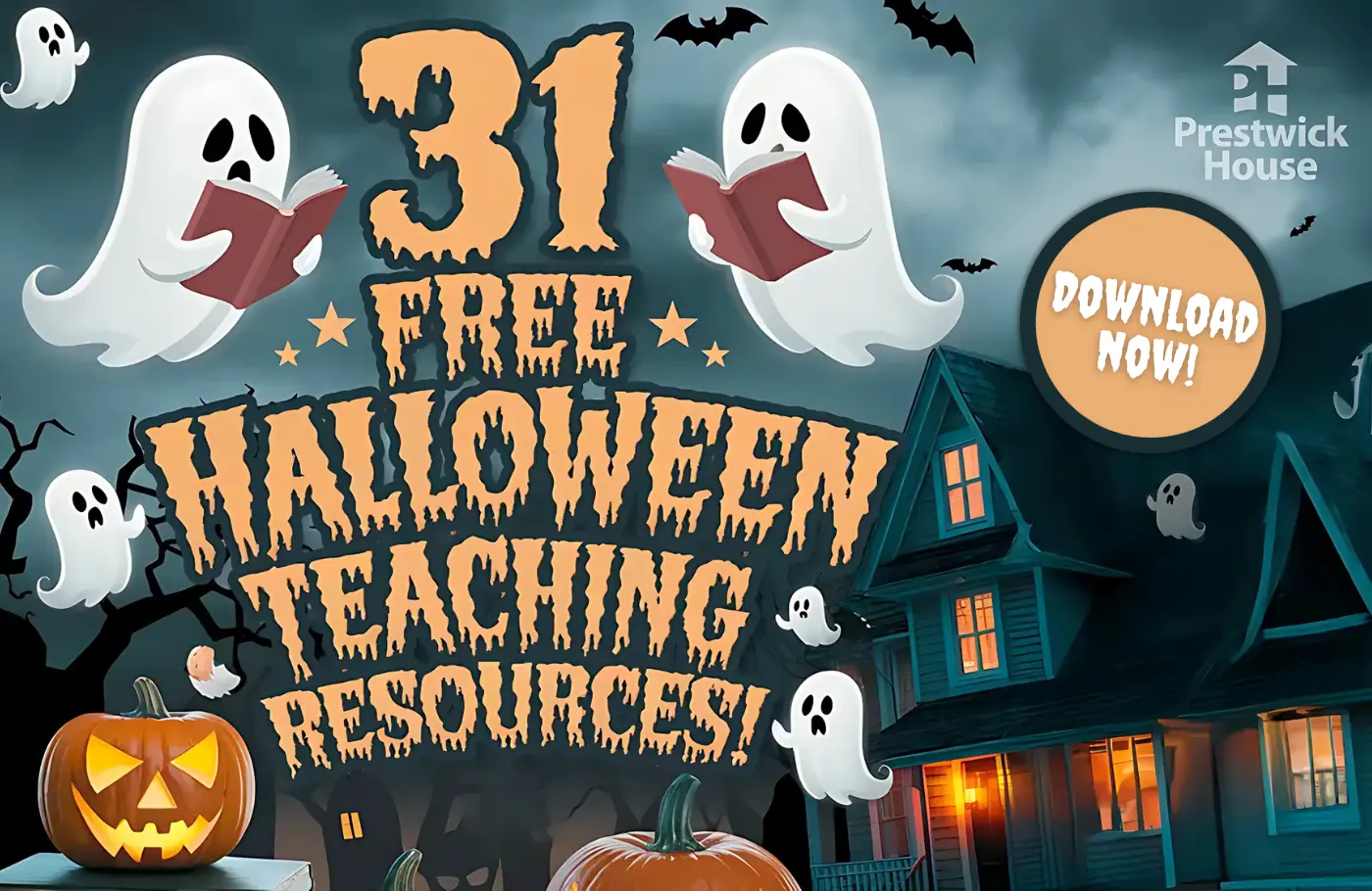 From peculiar posters inspired by Poe’s poems to spooky crossword puzzles based on literature’s most terrifying classics, you can find 31 scary ELA downloadable resources at the English Teacher’s Free Library.