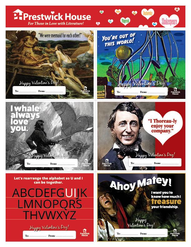 Free Literary Valentine's Day Cards 7 Thumbnail